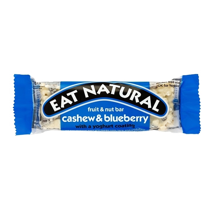 Eat Natural Κάσιους & Μύρτιλο με επικάλυψη Γιαουρτιού 45γρ